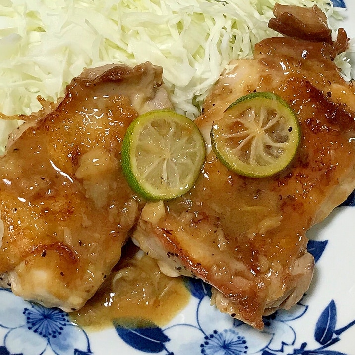 鳥もも肉をさっぱりヘルシーに、柚庵焼き